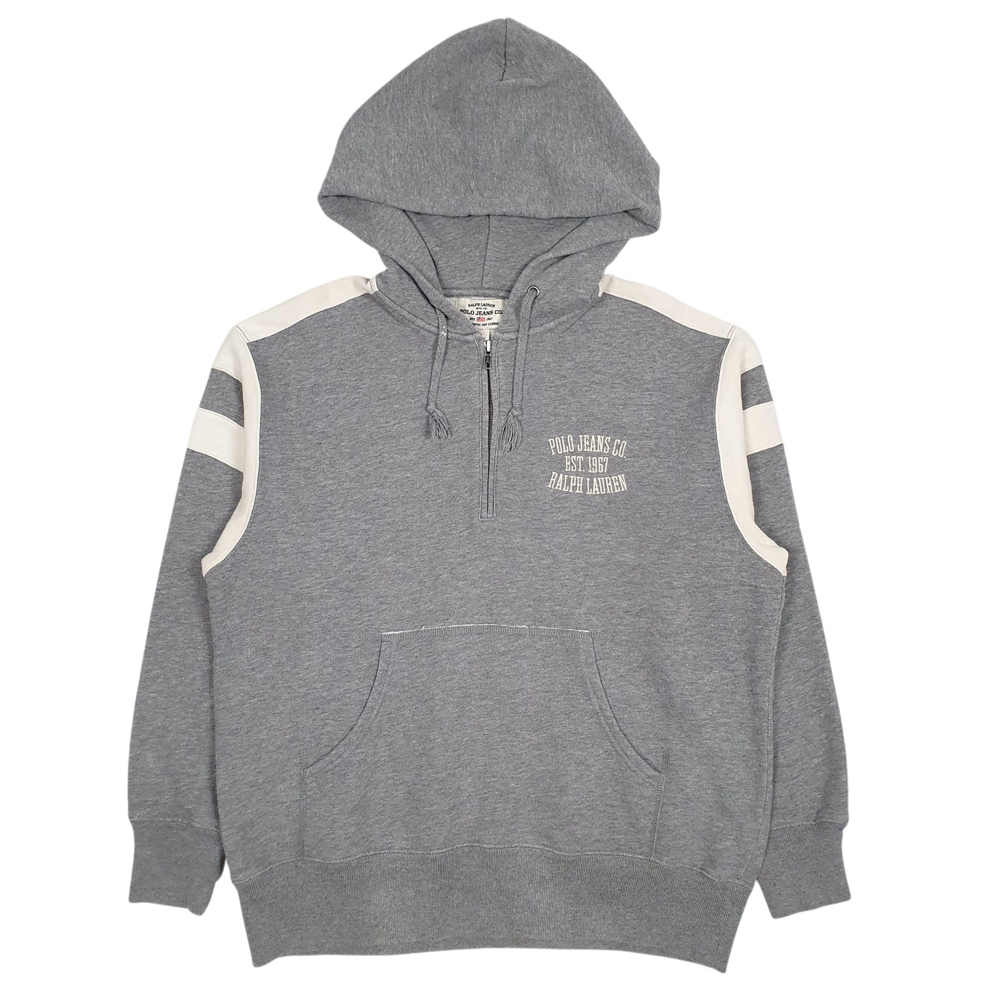 Mens Grey Ralph Lauren Polo Jeans Hoodie Jumper