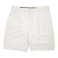 Mens Cream Polo Ralph Lauren Pleated Chino Shorts