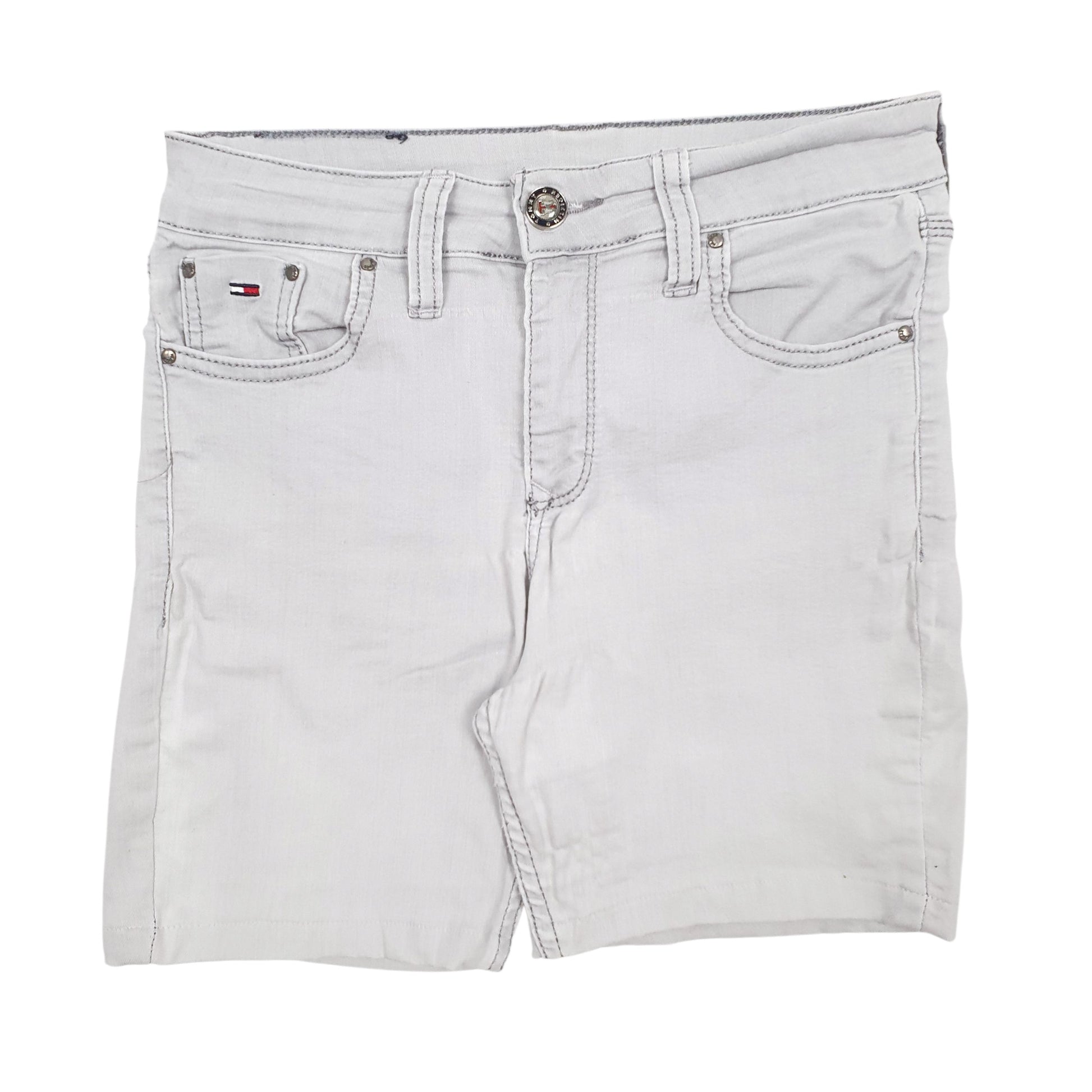 Mens Grey Tommy Hilfiger  Denim Shorts
