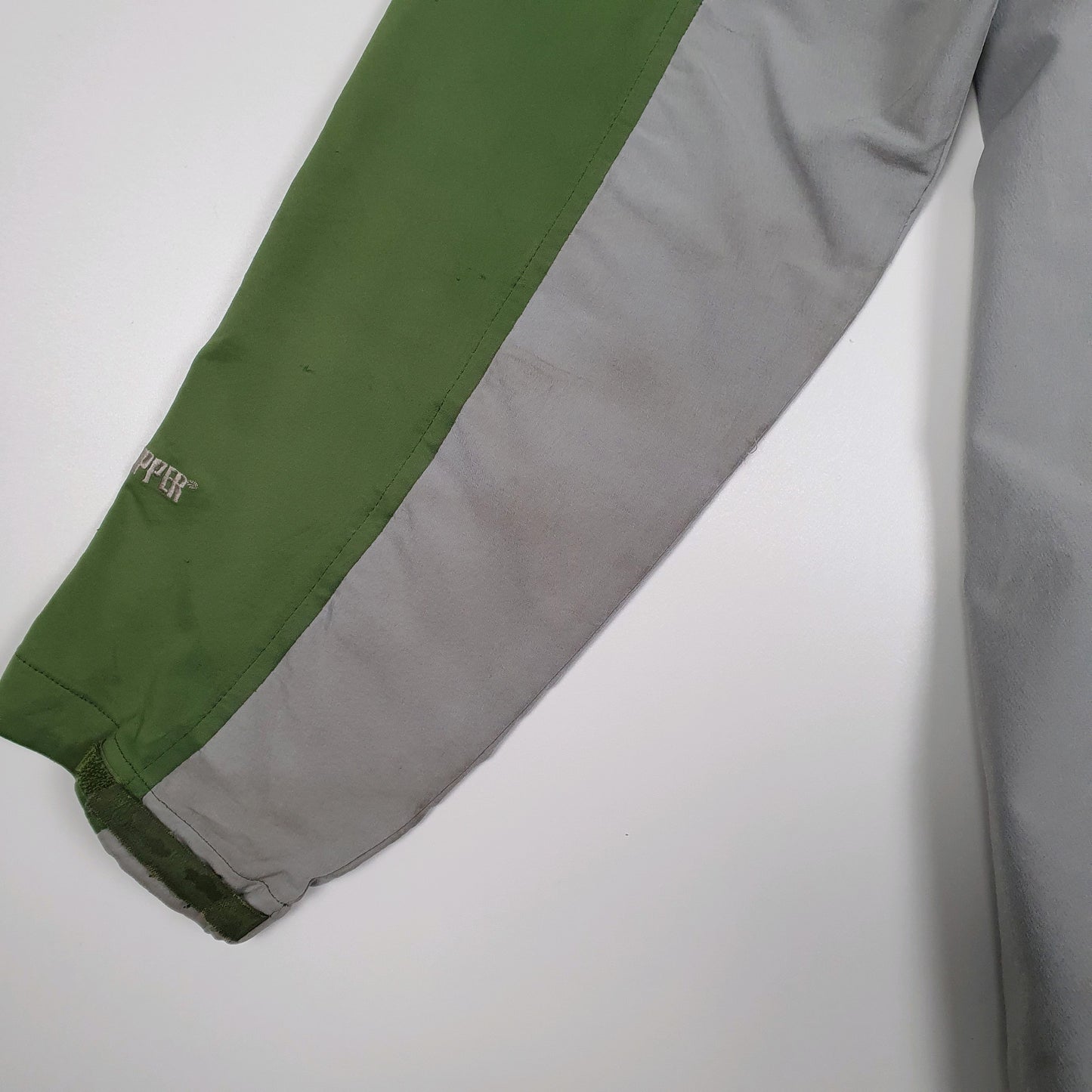 Mens Green The North Face Flight Series Windstopper Windbreaker Quarter Zip Coat