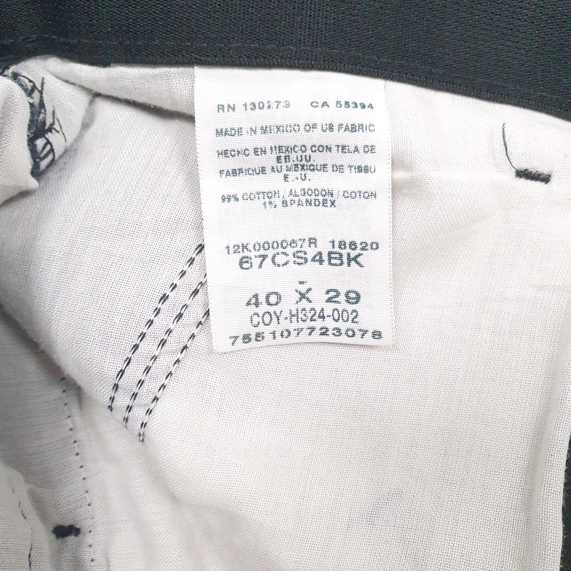 Mens Black Wrangler   Trousers