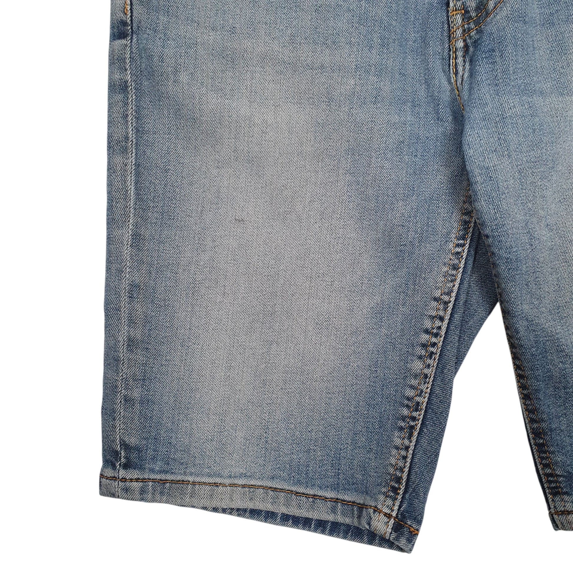 Mens Blue Levis Stretch  Shorts