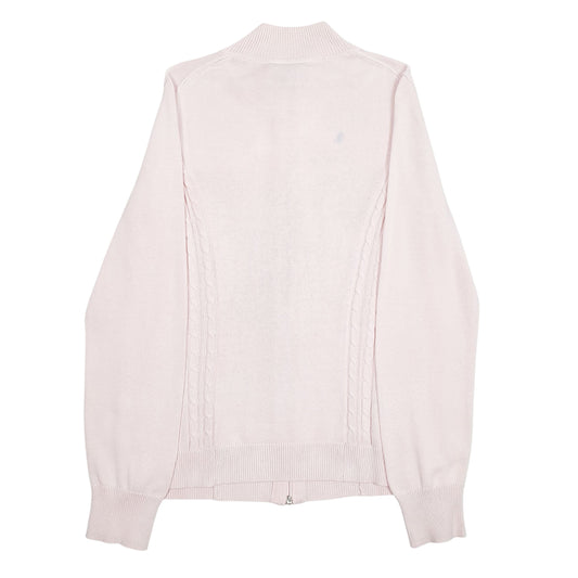 Womens Pink Tommy Hilfiger  Full Zip Jumper