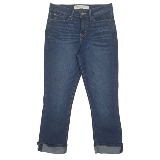 Womens Blue Levis Capri Signature JeansW28 L22