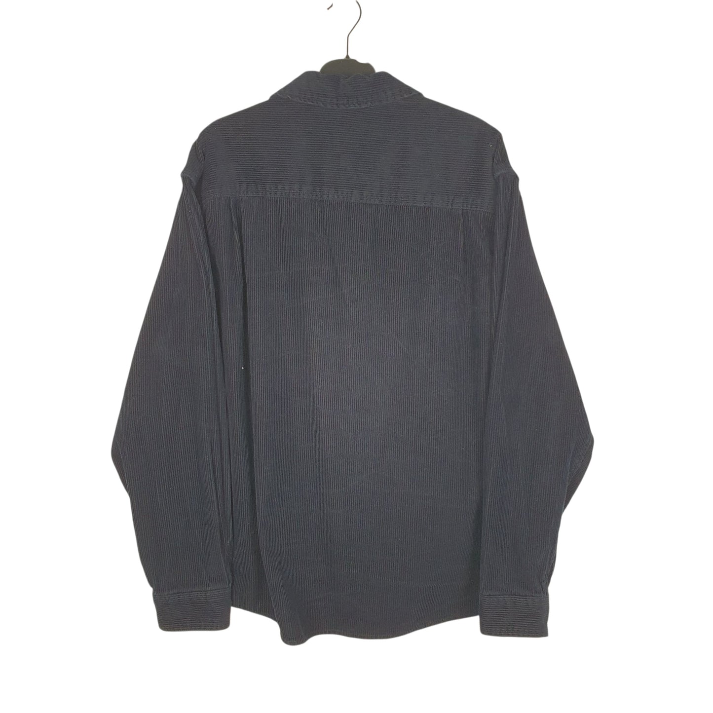 Mens Navy H&M Corduroy  Shirt