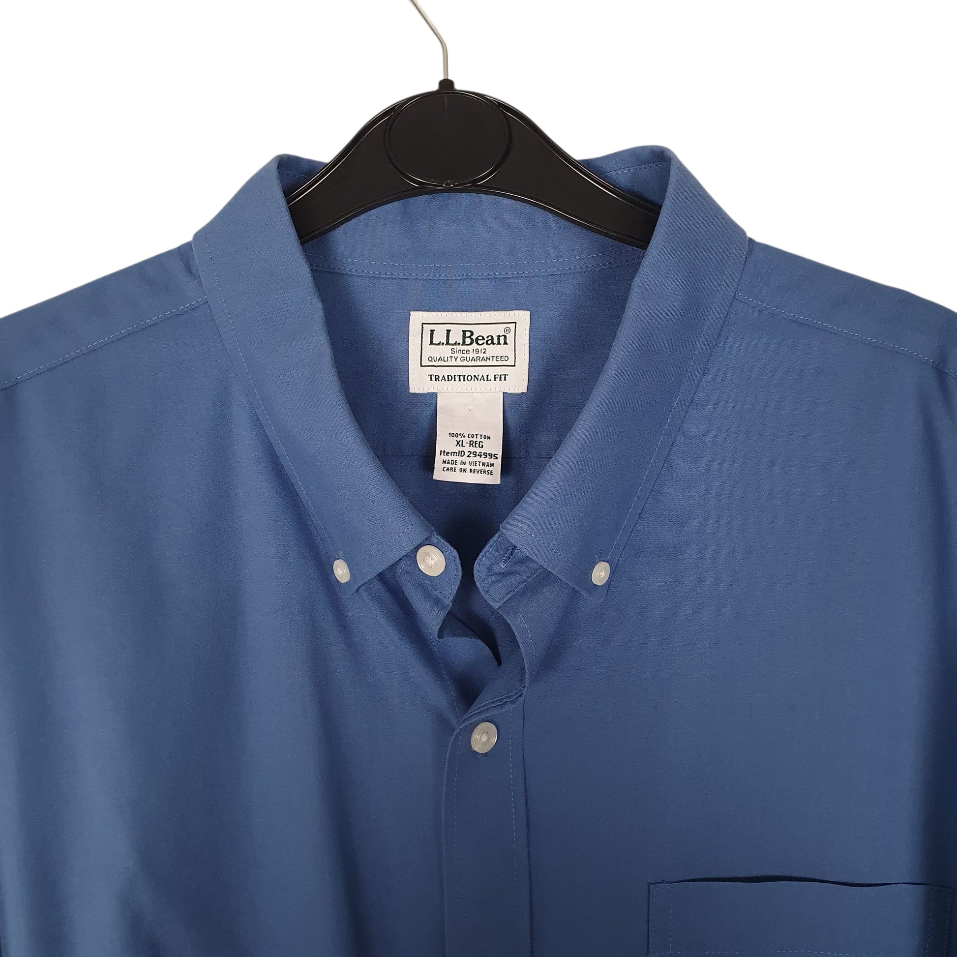 Mens Blue L.L.Bean   Shirt