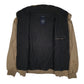 Mens Tan Nautica Windbreaker Bomber  Coat