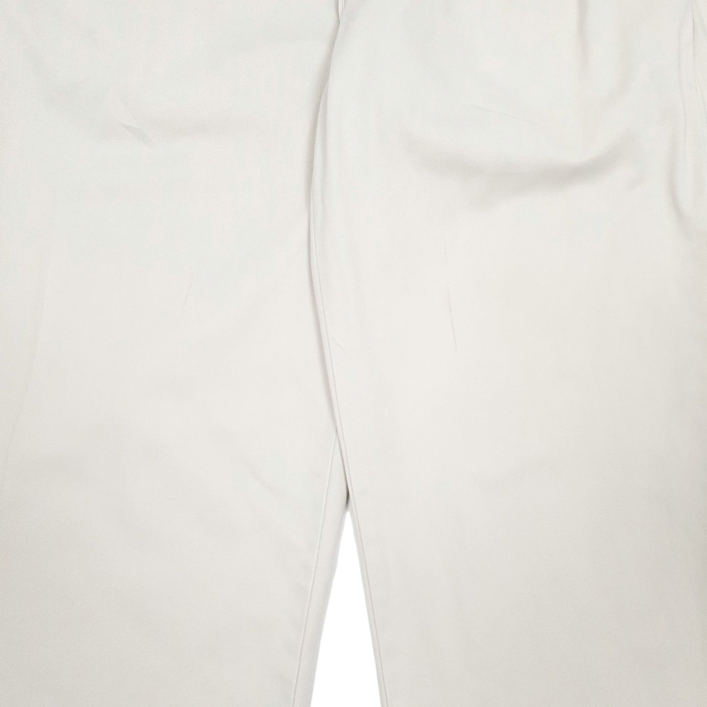 Mens Cream Polo Ralph Lauren Andrew Pant Vintage 90s Pleated  Trousers