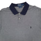 Mens Navy Polo Ralph Lauren Herringbone  Polo Shirt