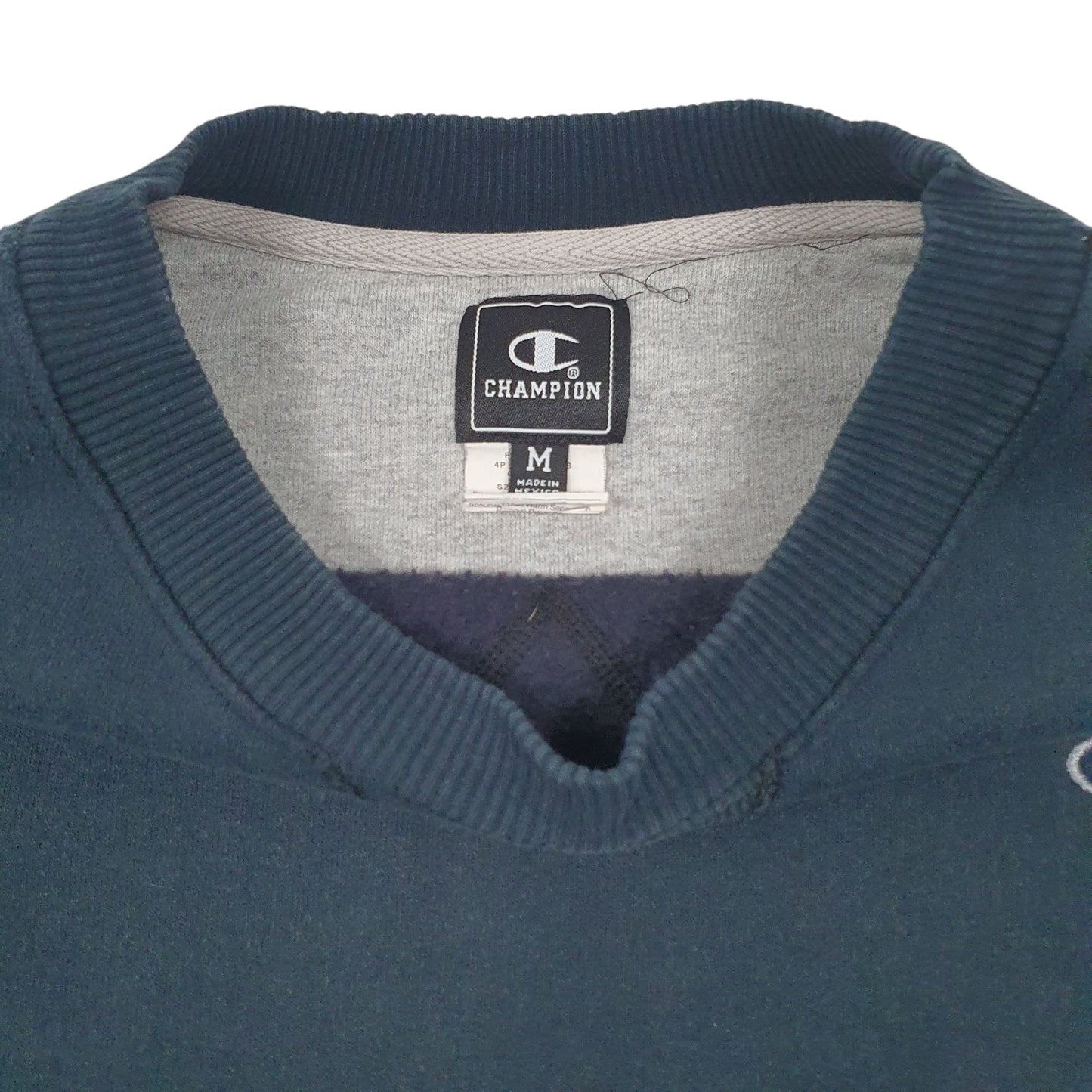 Mens Black Champion  Crewneck Jumper