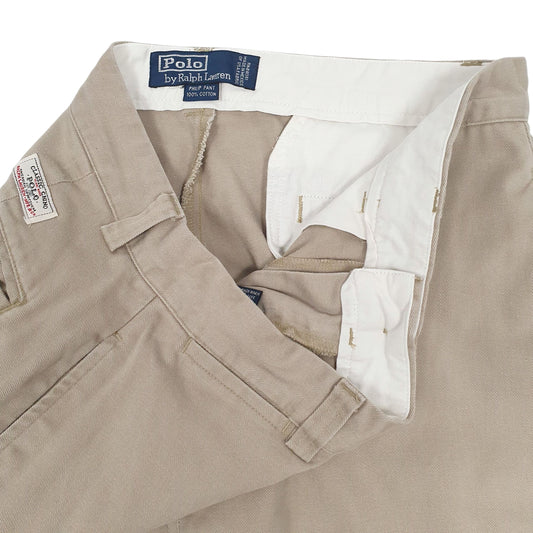 Mens Brown Polo Ralph Lauren Philip Pant 90s  Trousers