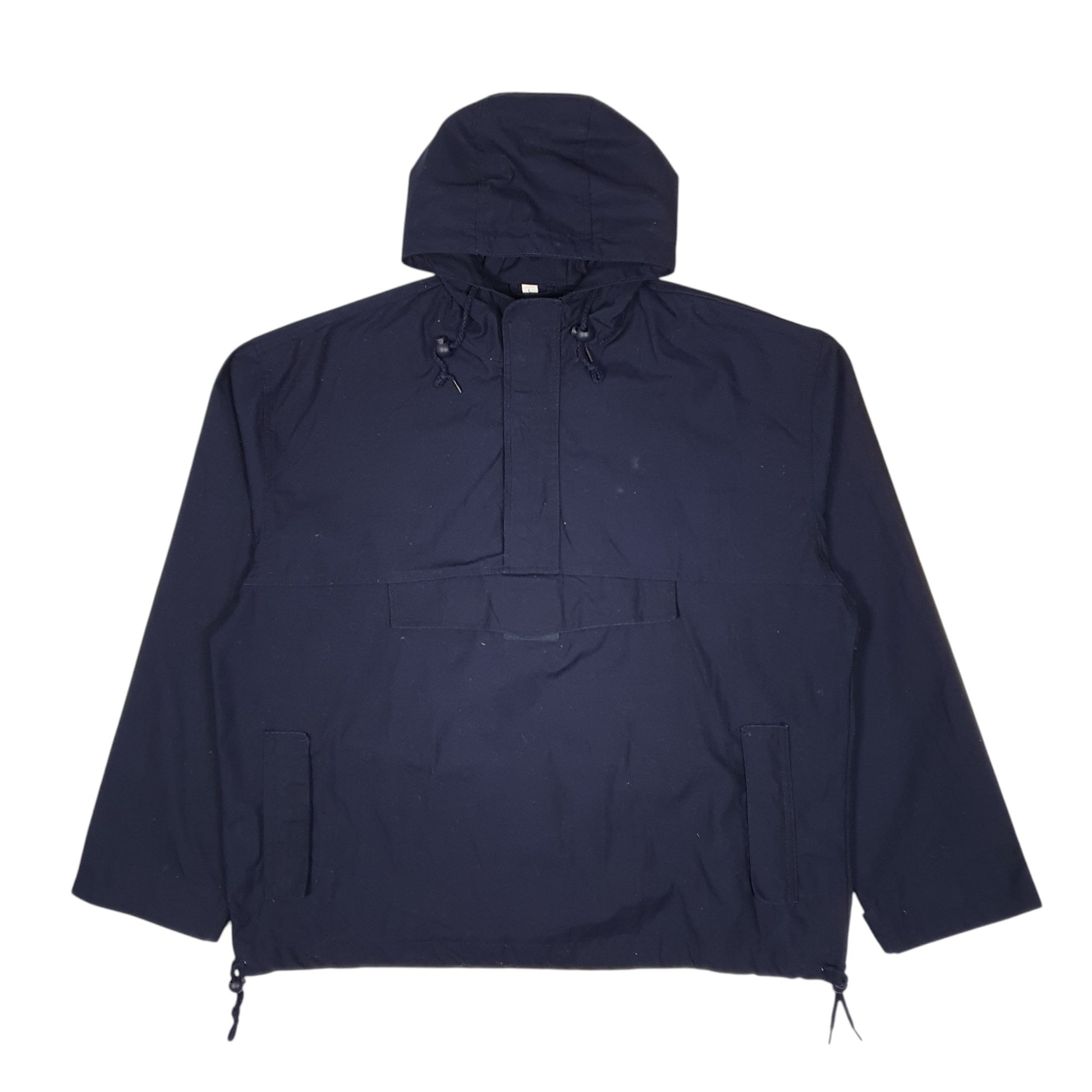 Mens Navy Unbranded Pullover Smock  Coat
