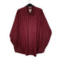 Mens Burgundy L.L.Bean  Long Sleeve Shirt