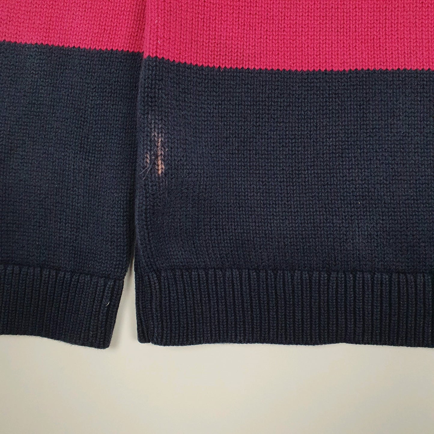 Womens Pink Tommy Hilfiger Chunky Knit Crewneck Jumper