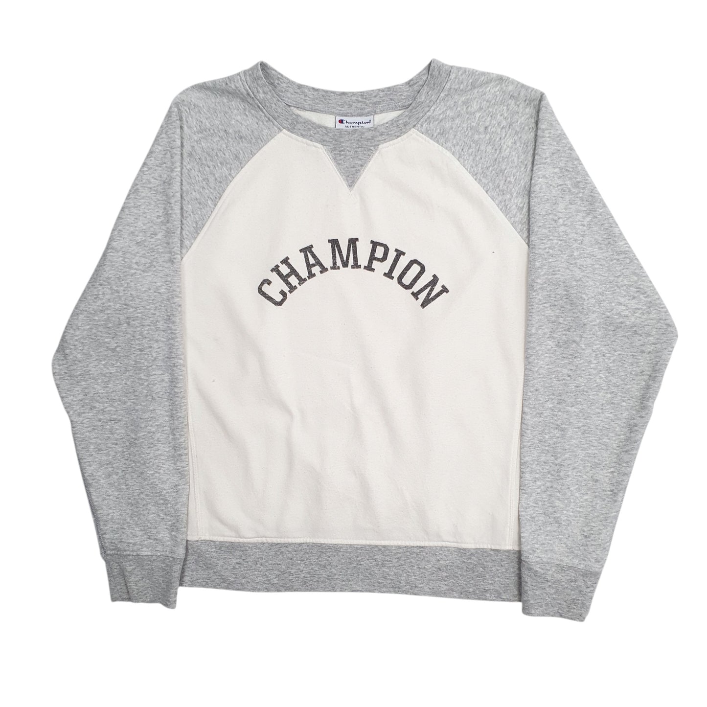 Womens Grey Champion  Crewneck Jumper