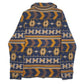 Mens Navy Levis Aztec Cardigan Jumper