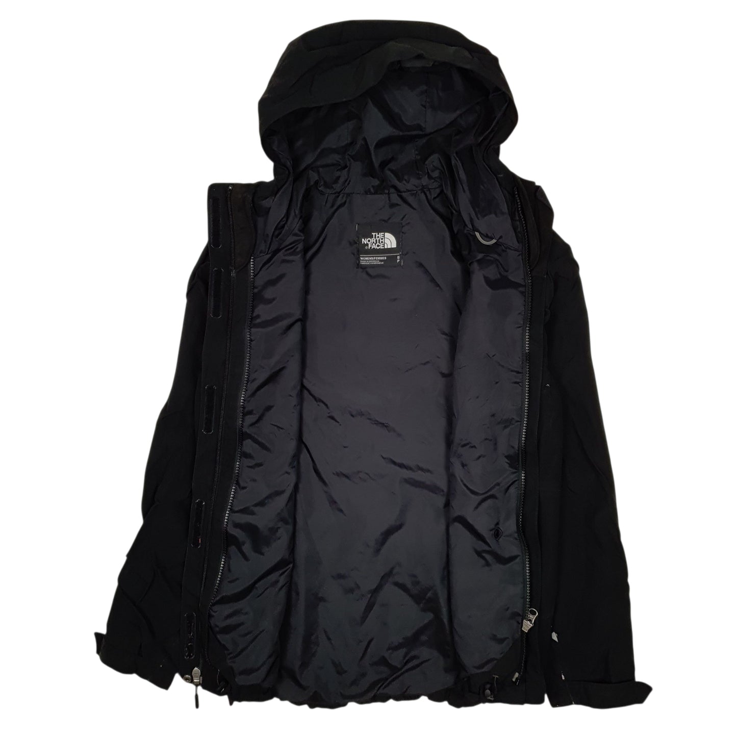 Womens Black The North Face  Crewneck Coat