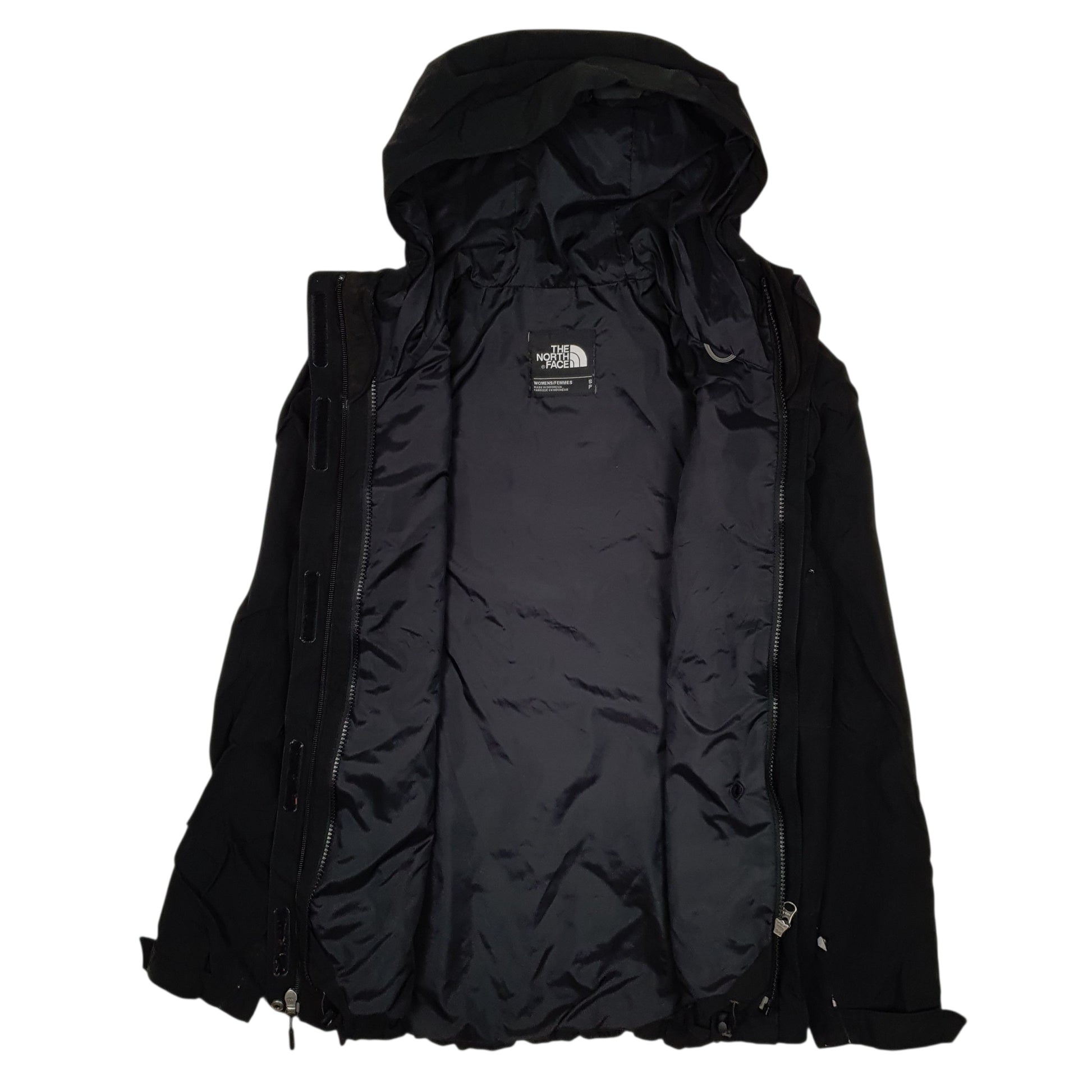 Womens Black The North Face  Crewneck Coat