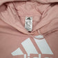 Womens Pink Adidas  Hoodie Jumper