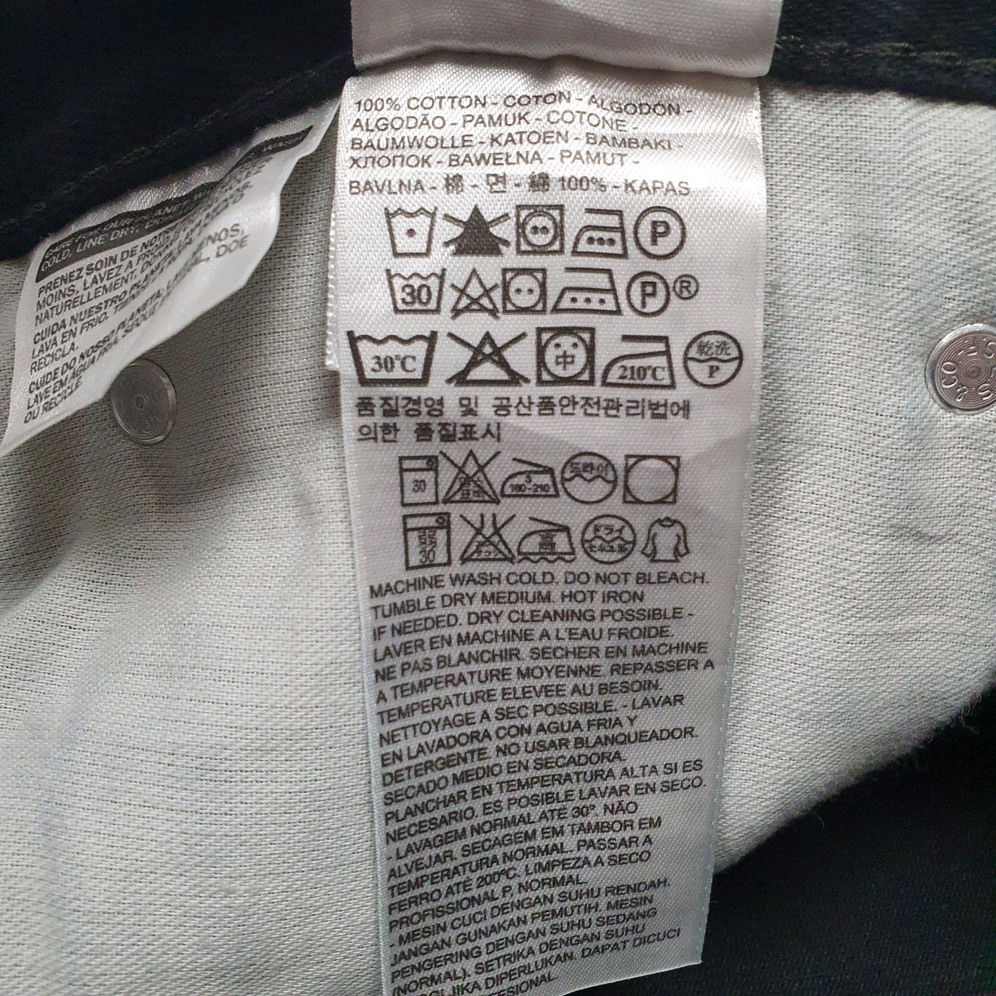 Mens Black Levis   Jeans