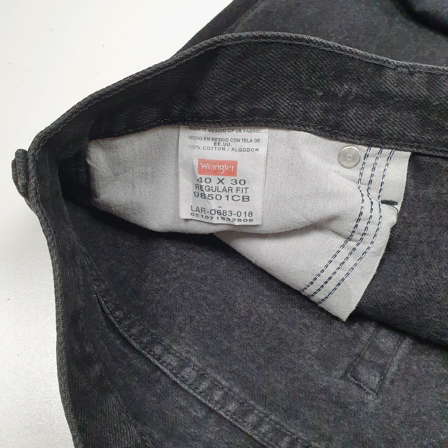 Mens Black Wrangler   Jeans