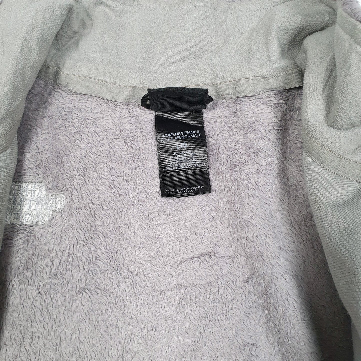 Womens Grey The North Face Fluffy Full Zip Jumper