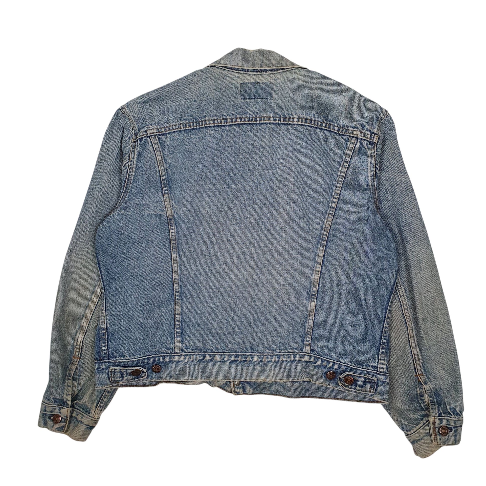 Mens Blue Levis Type 3 Trucker Vintage 1980s  Coat