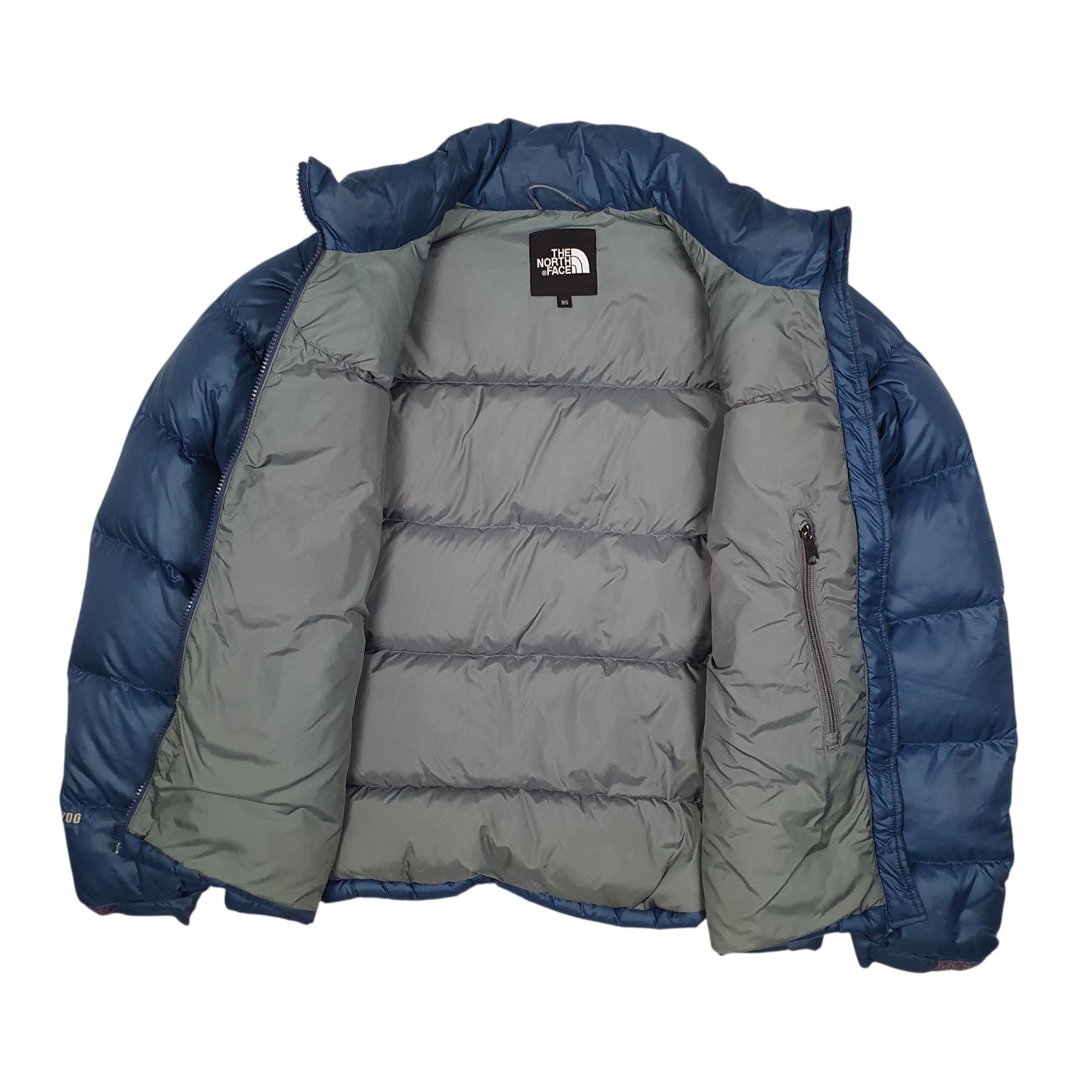 Womens Blue The North Face Nuptse Retro 1996  Coat