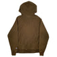Mens Khaki Champion Reverse Weave Hoodie Jumper