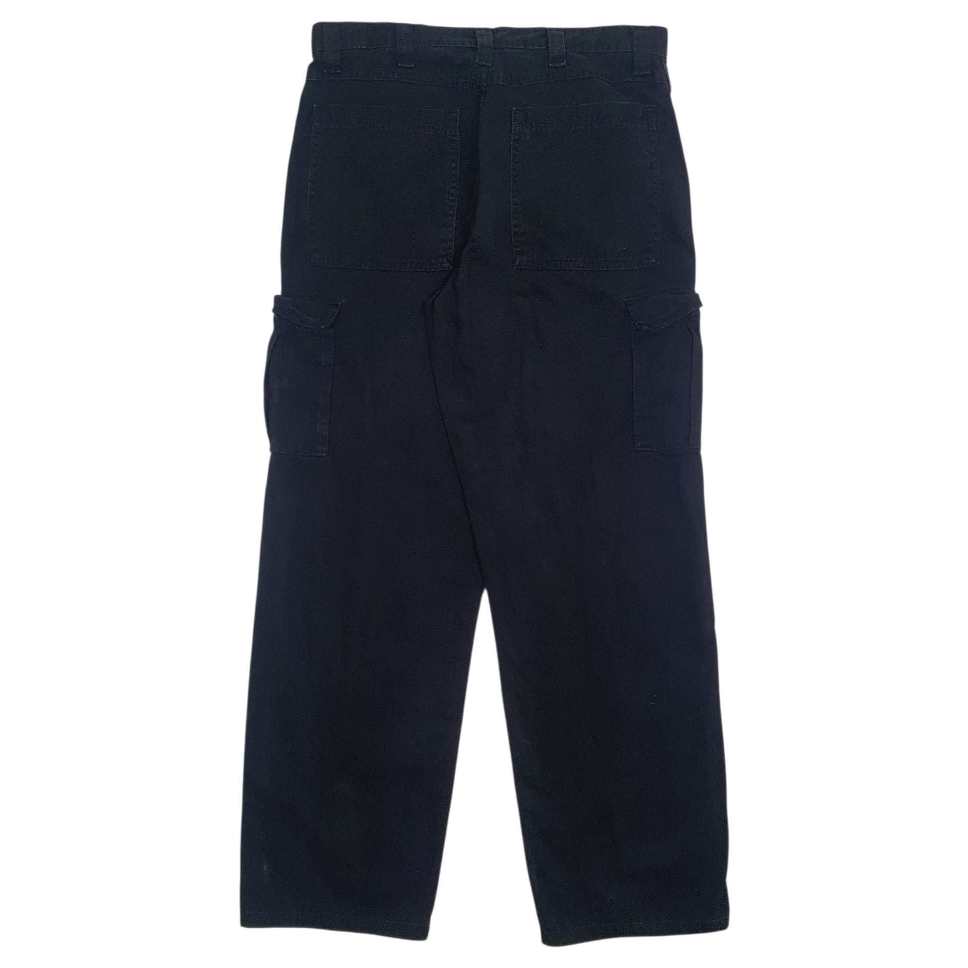 Mens Black Wrangler   Trousers