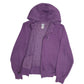 Womens Purple Champion Hoodie Full Zip Jumper
