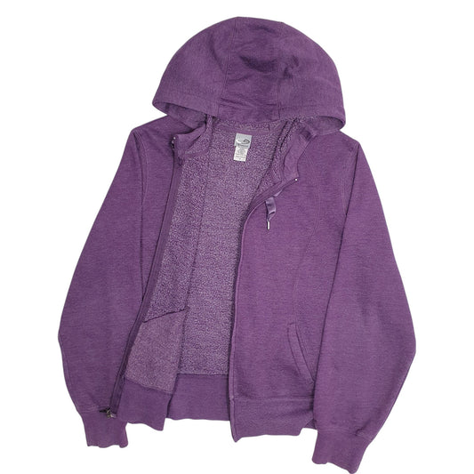 Womens Purple Champion Hoodie Full Zip Jumper