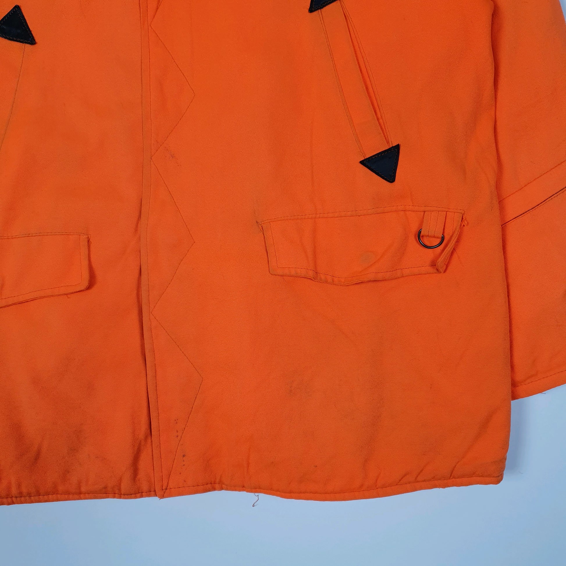 Mens Orange Sears Outdoorsman Canada Hunting  Coat