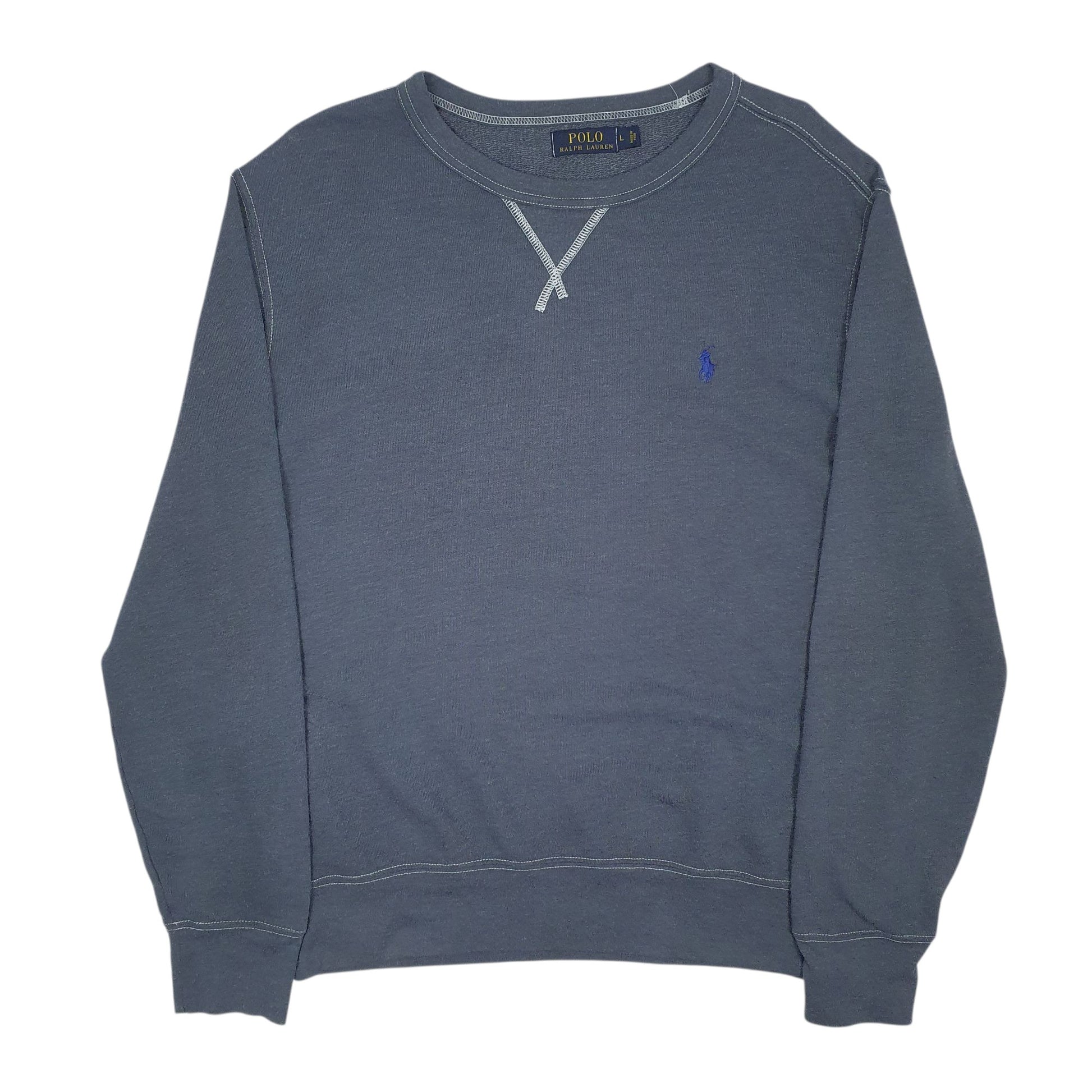 Mens Grey Polo Ralph Lauren  Crewneck Jumper