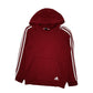 Womens Burgundy Adidas  Hoodie Jumper