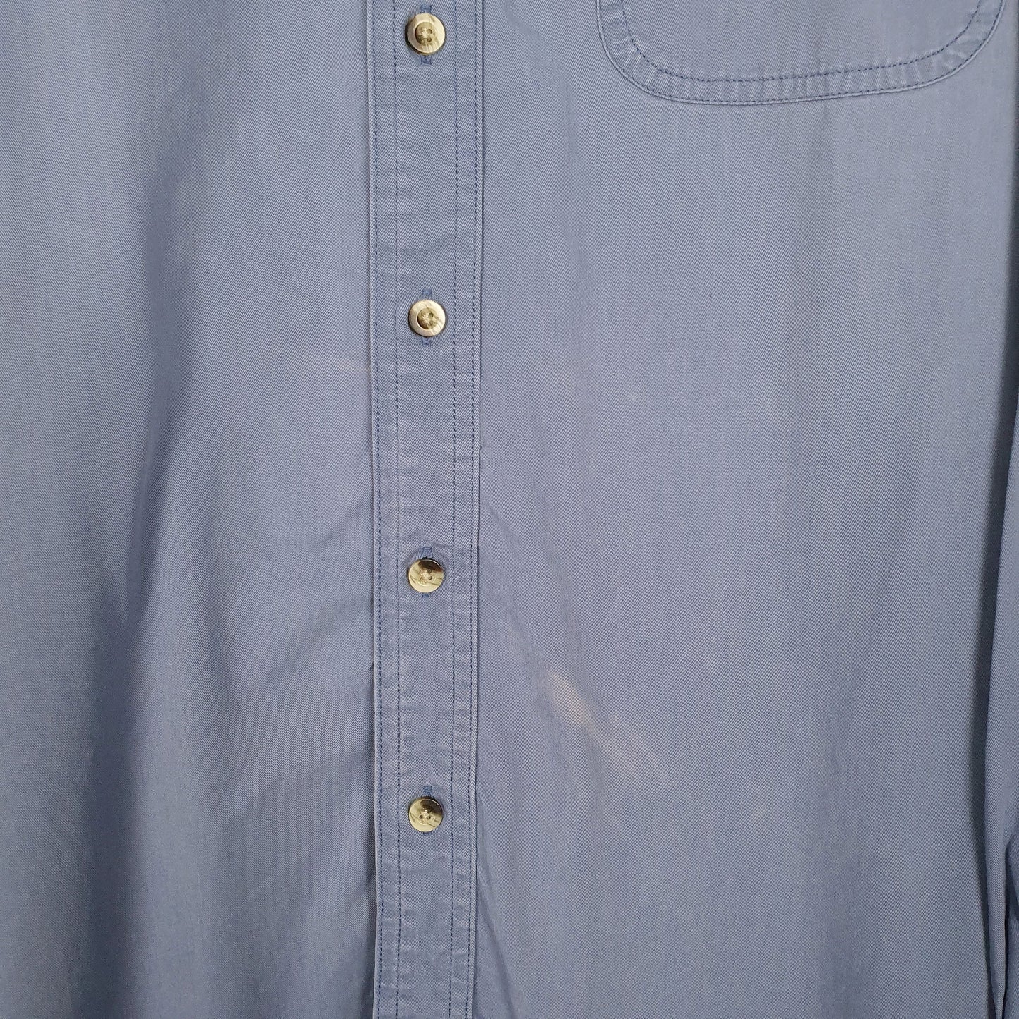 Mens Blue L.L.Bean   Shirt