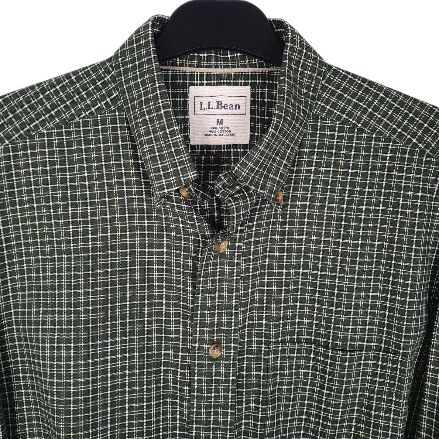Mens Green L.L.Bean   Shirt