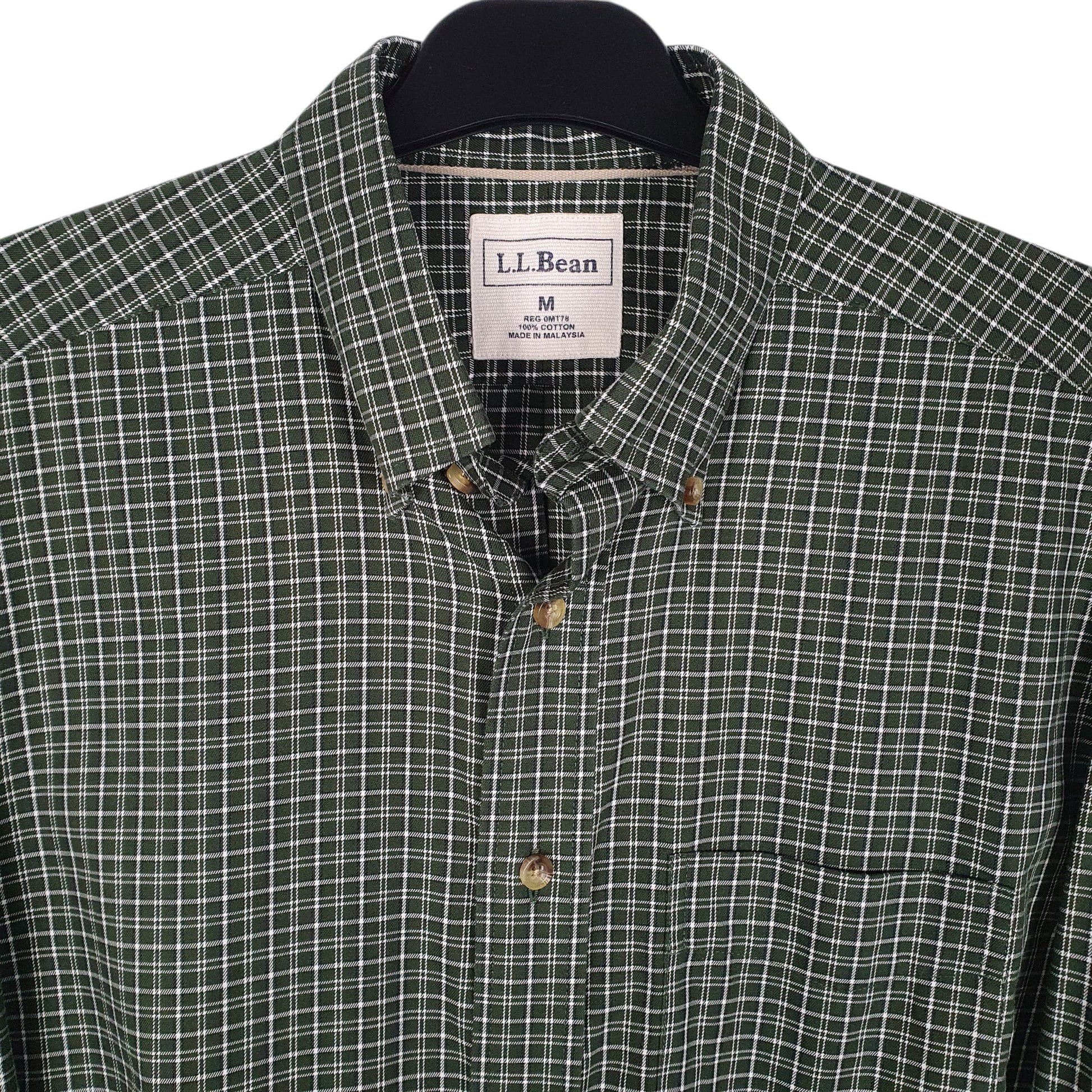Mens Green L.L.Bean   Shirt