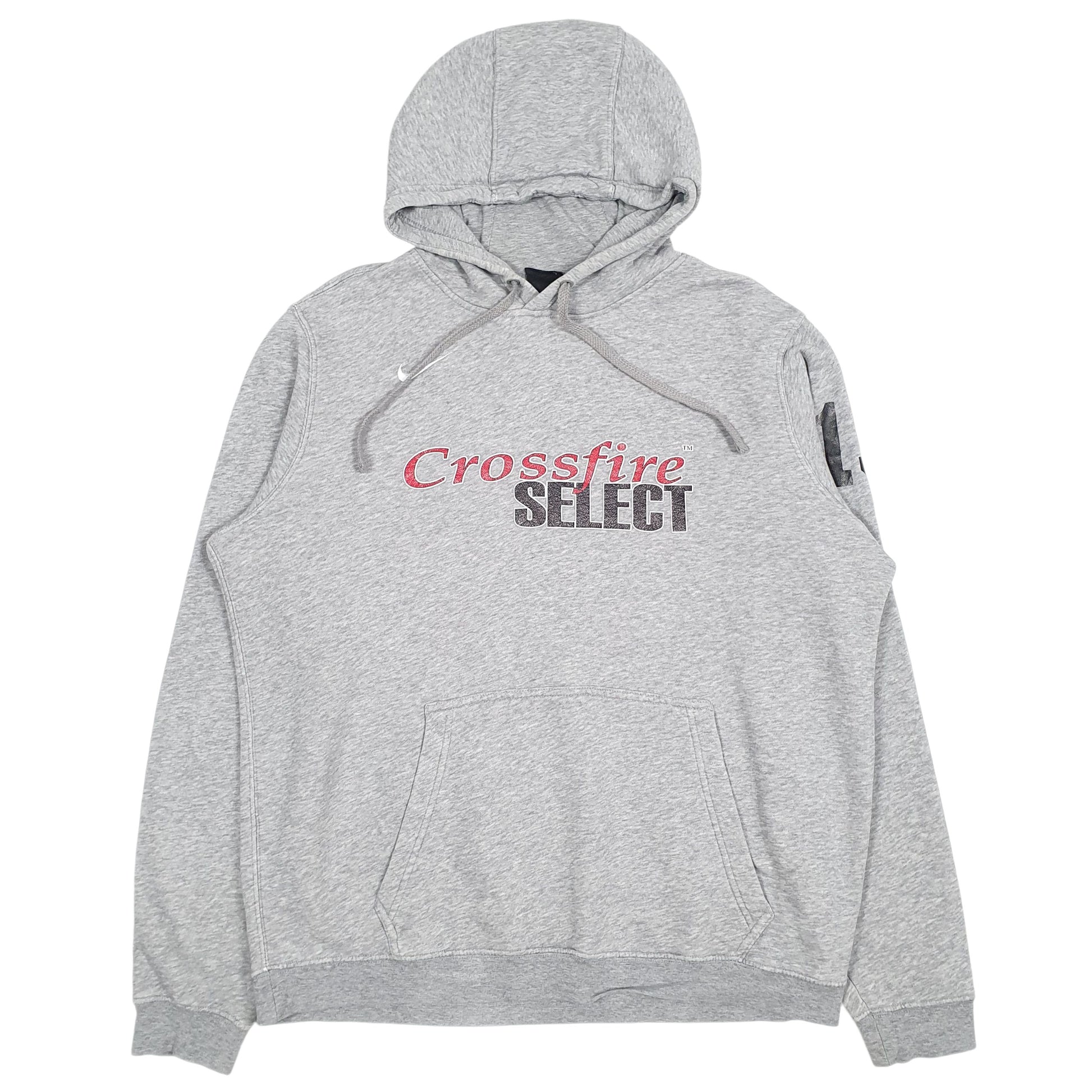 Mens Grey Nike Crossfire Hoodie Jumper