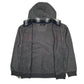 Mens Grey Nautica Hoodie Full Zip Jumper