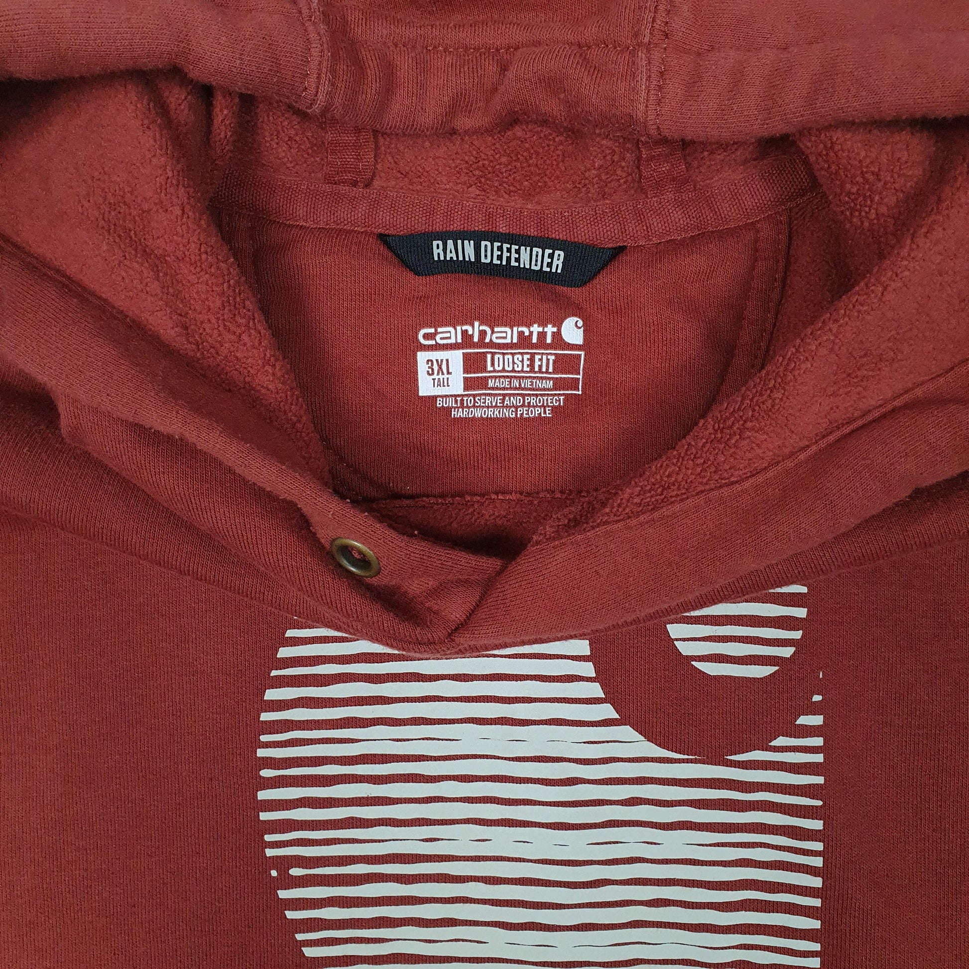 Mens Brown Carhartt  Hoodie Jumper