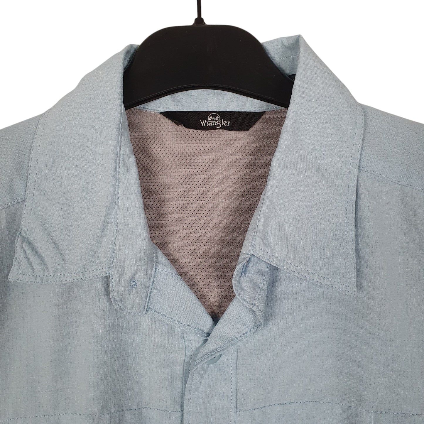 Mens Blue Wrangler   Shirt
