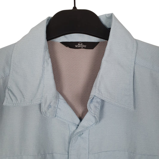 Mens Blue Wrangler   Shirt