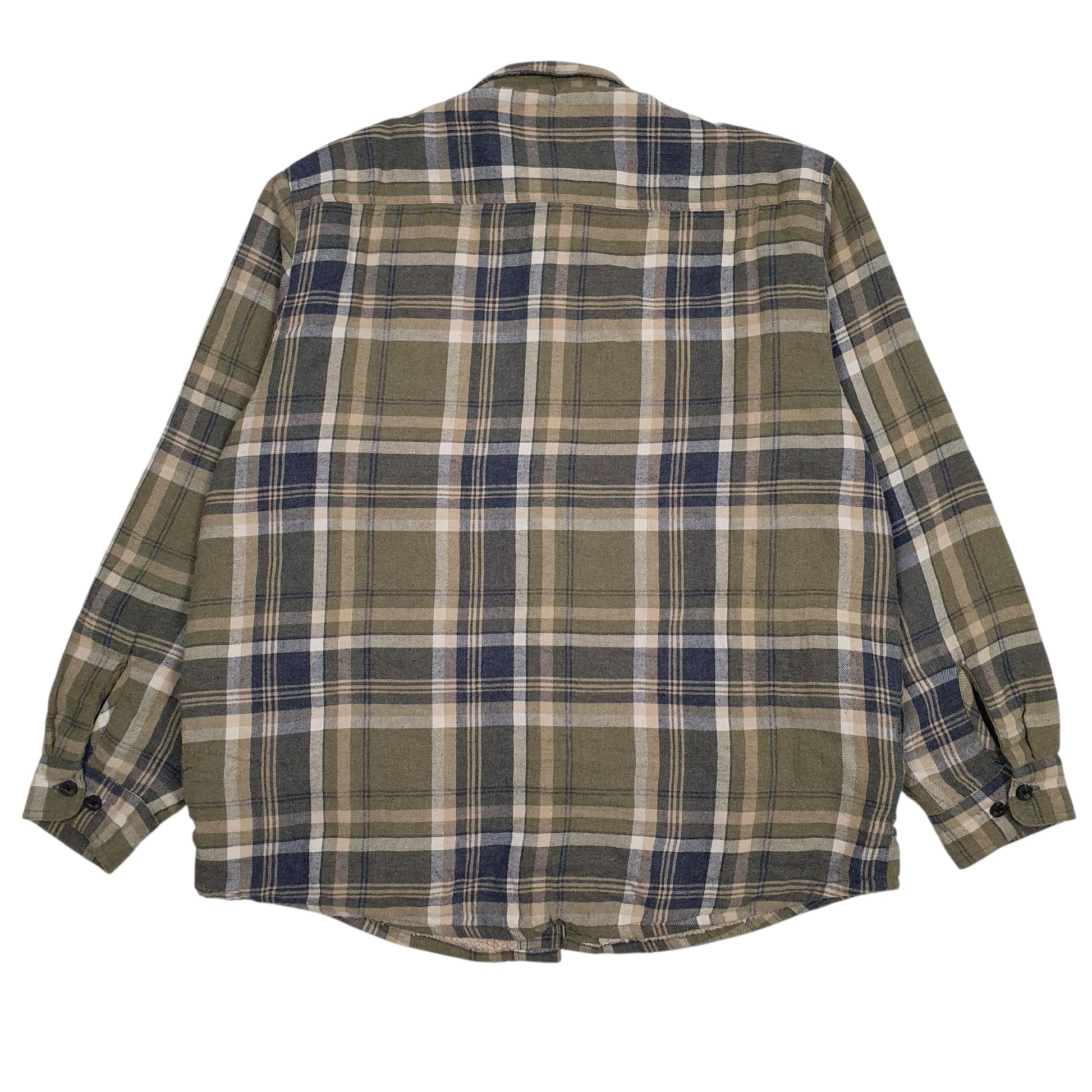 Mens Green Wrangler Sherpa Lined  Coat