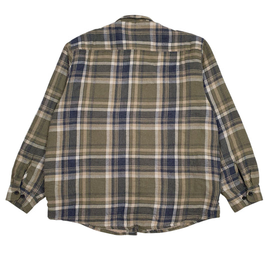 Mens Green Wrangler Sherpa Lined  Coat