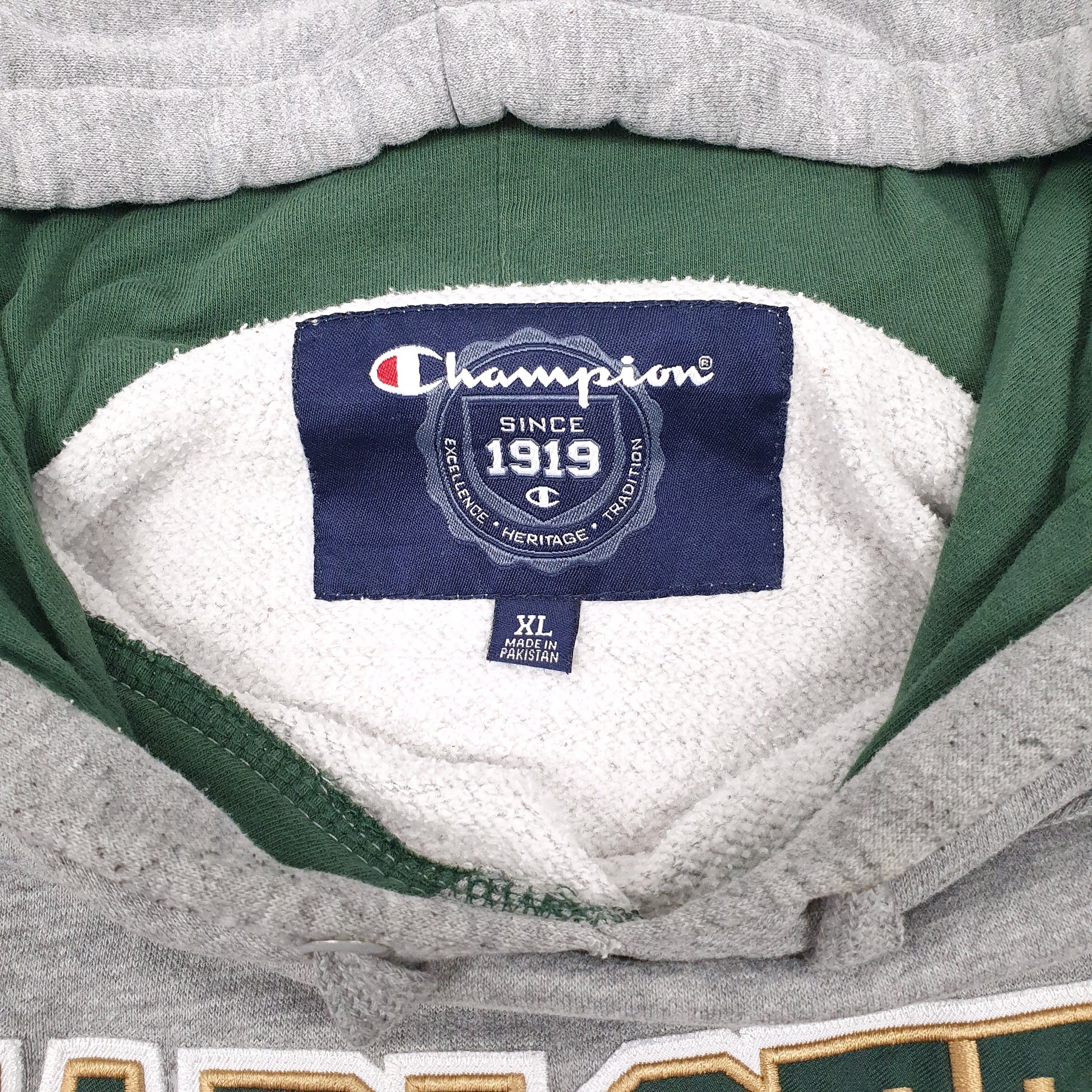 Mens Grey Champion Charlotte Forty-Niners Hoodie Jumper