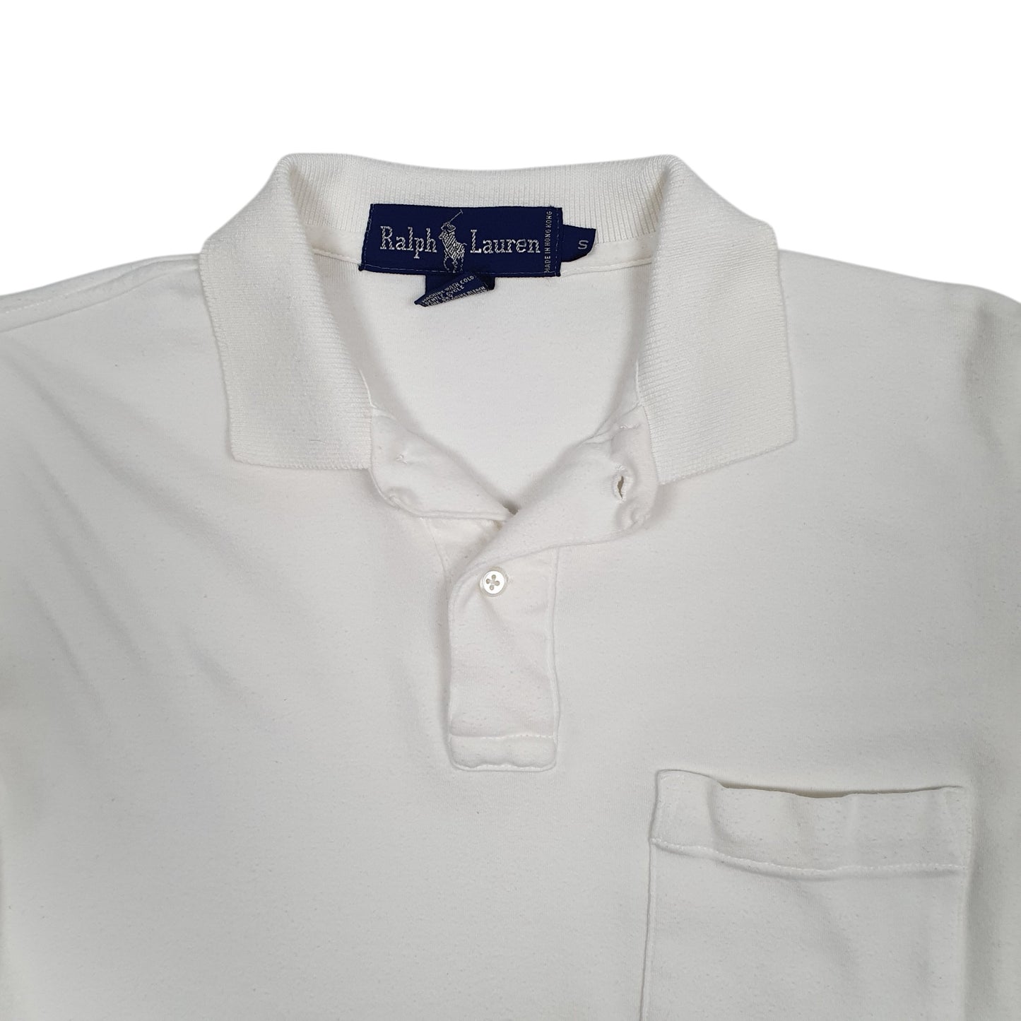 Mens White Polo Ralph Lauren   Polo Shirt