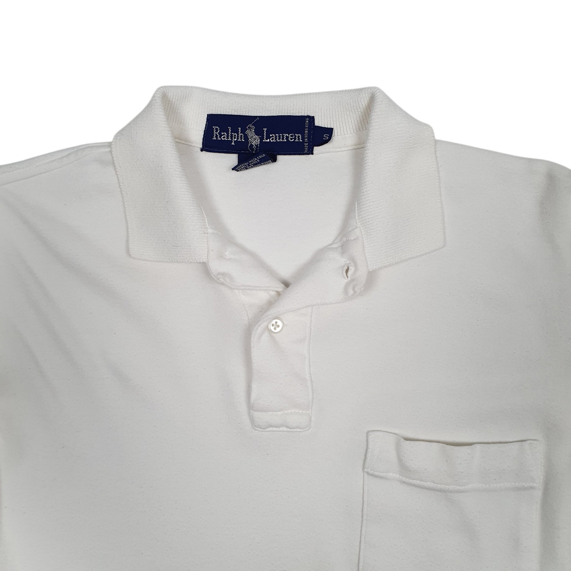 Mens White Polo Ralph Lauren   Polo Shirt
