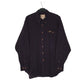 Mens Purple Woolrich Corduroy Long Sleeve Shirt