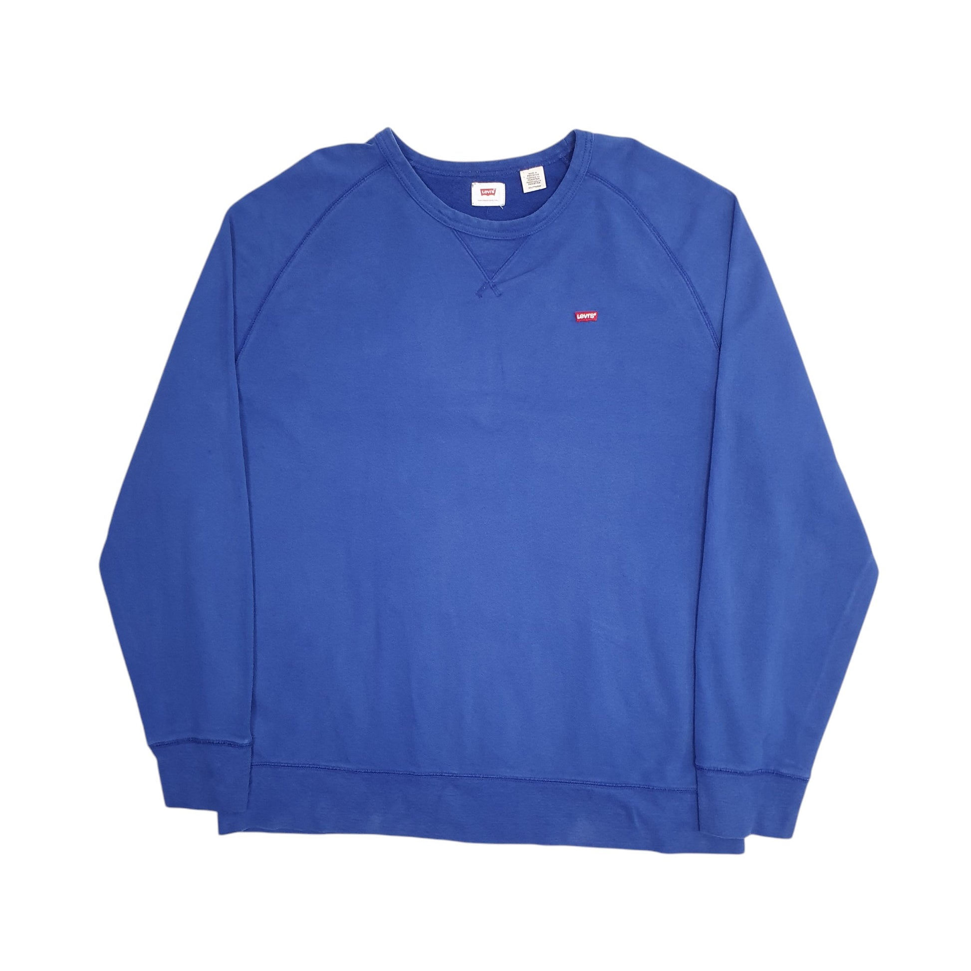 Mens Blue Levis  Crewneck Jumper